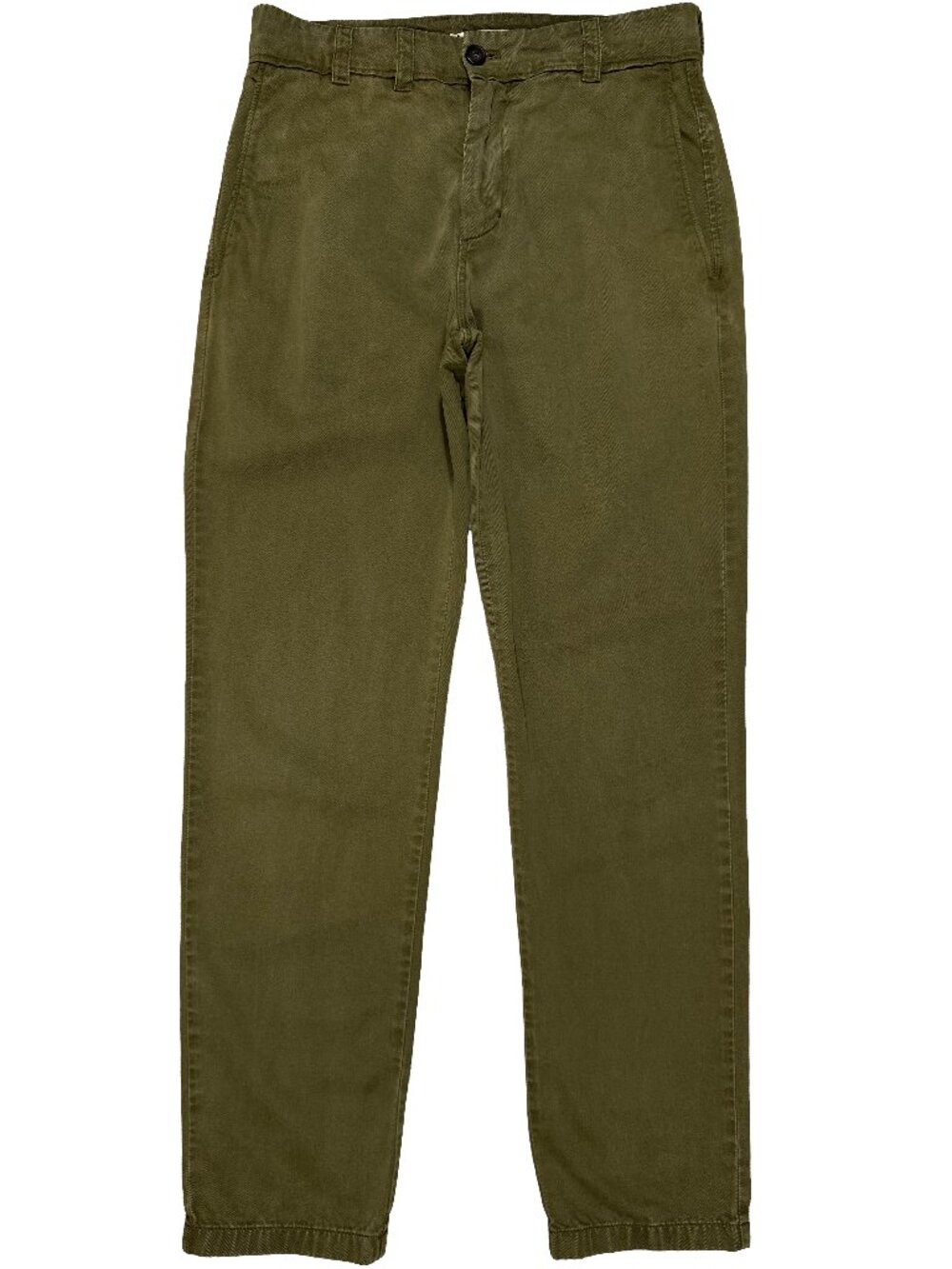 FN-MN-TROU000021 - Acne Studios Slim Straight Green Chino Pants men's 31x29.5